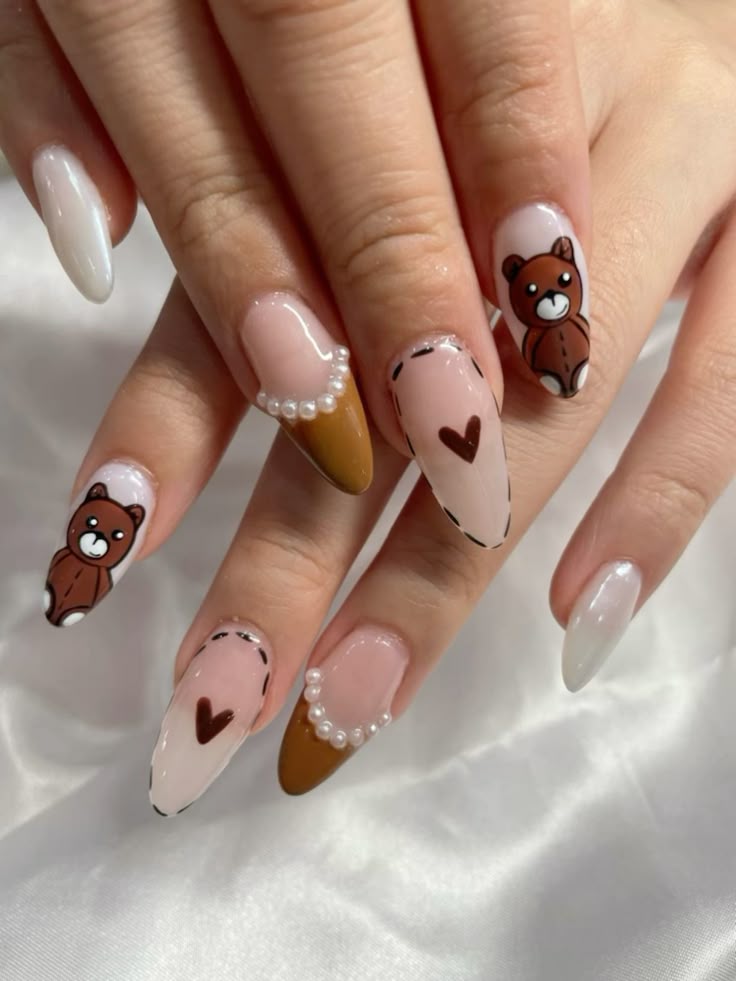 Baby Shower Nail Art