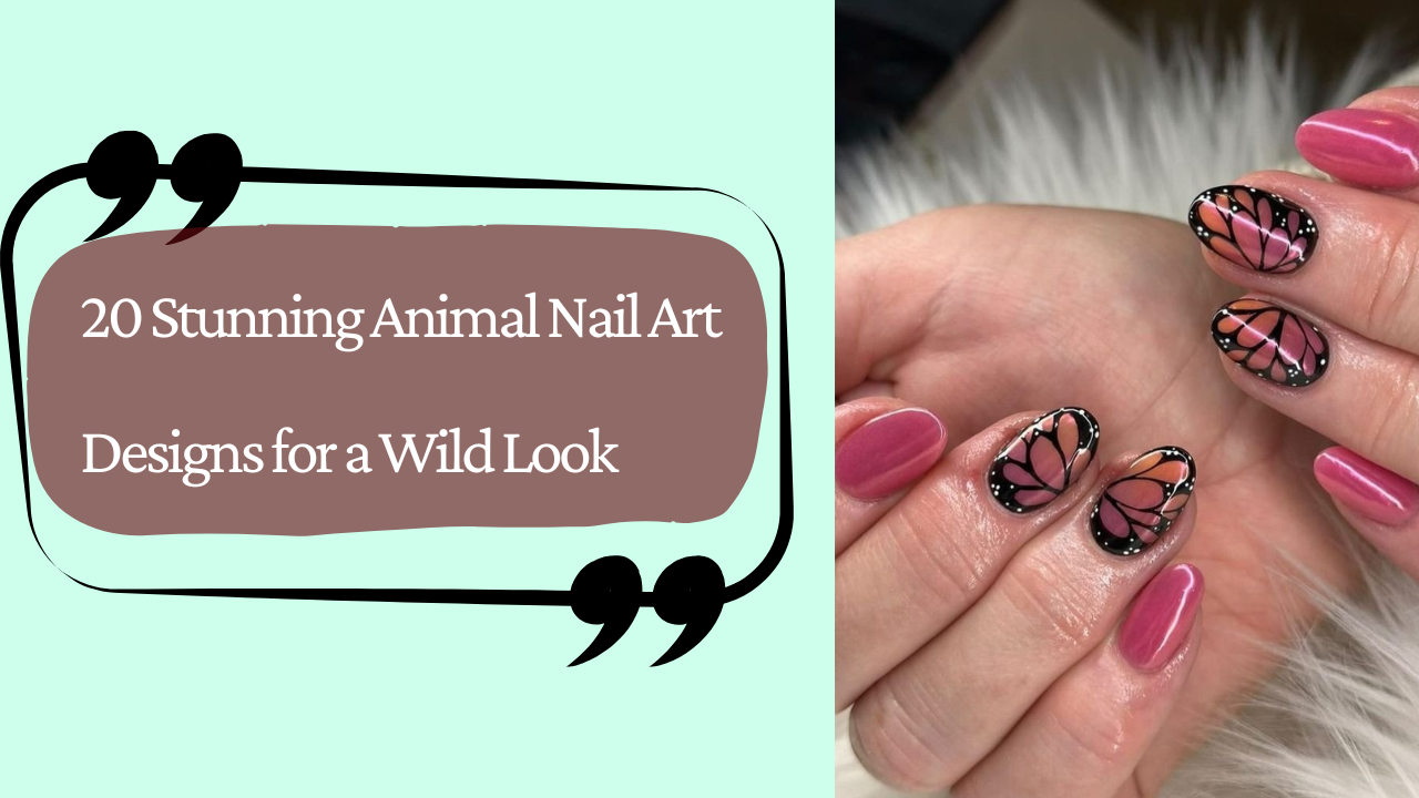 animal nail art designs​
